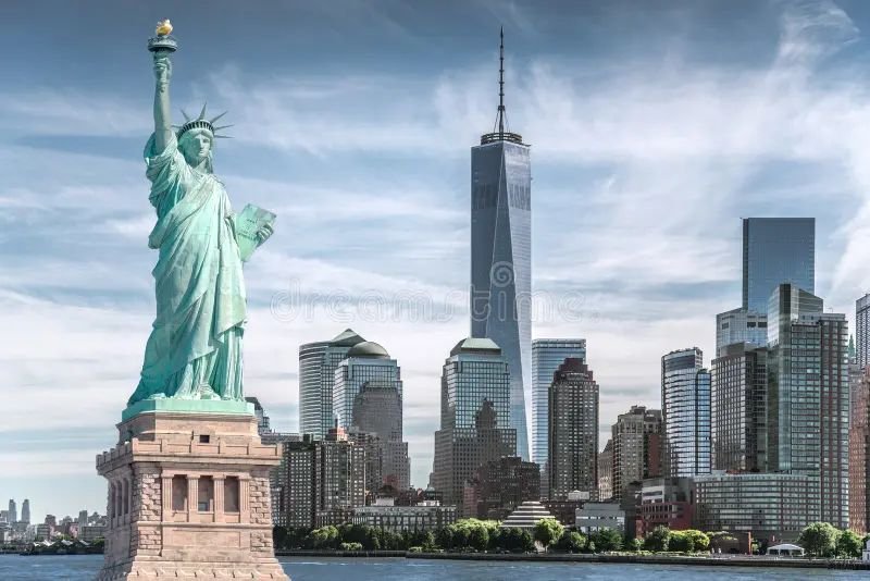 Statue of Liberty and Lower Manhattan